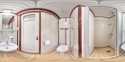 BATHROOM (Twin Room - Lower Deck)