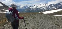 Spectacular Alps views on the Tour du Mont Blanc