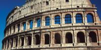 Rome's ancient Colosseum, is one of the many historic treasures of Rome.