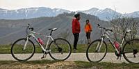 Mountain bikes used in the Balkans