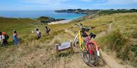 Explore the Brittany coast by bike.