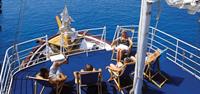 On deck on a Croatia boat holiday