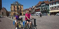 Cycling through the delightful villages of Alsace are best experienced together