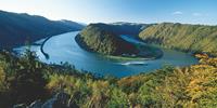 The Danube near Schloegen on the Danube Bike Path