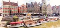 Colourful Ghent in Belgium