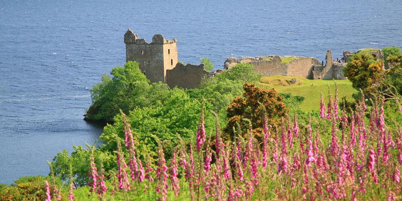 Castle Urquhart, on the north shore of Loch Ness