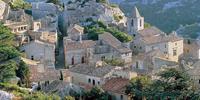 The quaint hilltop town of Les Baux en Provence