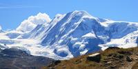 Monte Rosa, the second highest peak in the European Alps