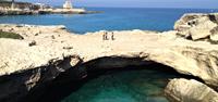 Natural swimming pool in Puglias