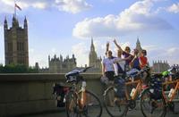 Paris to London cycle group