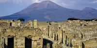 Climb Mt Vesuvius and visit the ruins of Pompeii on our Rome & Amalfi Coast trip