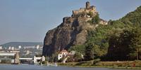 Schreckenstein or Strekov Castle in the Czech Republic