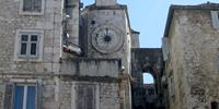 Clock Tower in Historical Complex of Split