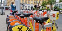 Vienna bike hire stand