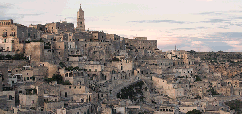 Puglia is most famous for the village of Matera
