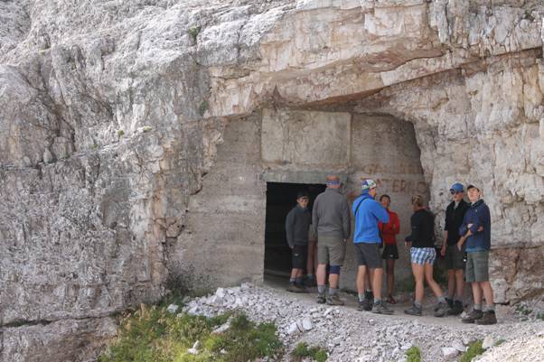 Dolomites tunnels