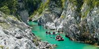 Rafting on the Soca River, Slovenia