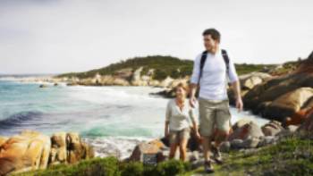 Bay of Fires Lodge Walk GWOA logo,Tourism Tasmania Anson Smart Explore the magnificent Bay Of Fires coastline
