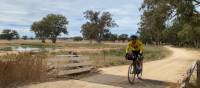 Crossing a small bridge on the route between Mendooran and Dunedoo |  <i>Michele Eckersley</i>