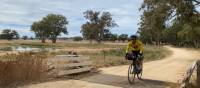 Crossing a small bridge on the route between Mendooran and Dunedoo |  <i>Michele Eckersley</i>