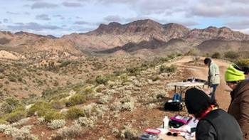 Michael Herron Flinders Ranges Art Exhibition, Capture the magnificent landscape of Flinders Ranges on canvas