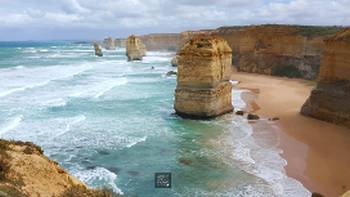 Twelve Apostles Walk GWOA logo,Linda Murden Exploring the stunning coastal scenery on the Twelve Apostles Walk