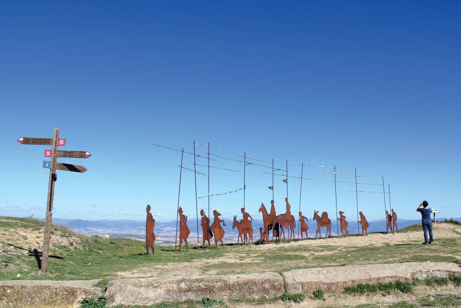 Exploring Alto Del Perdón while walking the Camino Trail |  <i>Scott Kirchner</i>