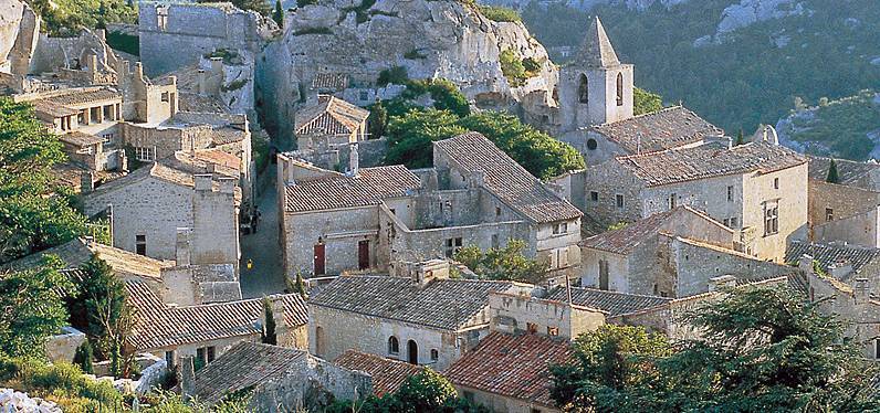 The beautiful village of Les Baux en Provence
