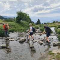 stream crossing on the High Scardus Trail