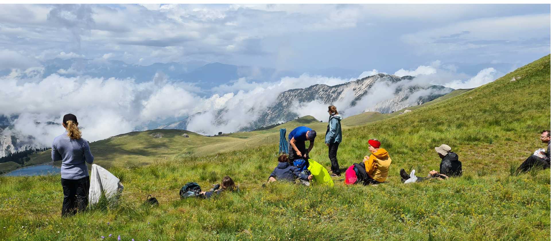 Picnic with a view on the High Scardus Trail