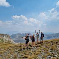 High up on the Scardus trail in Albania