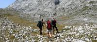 Crossing the rugged terrain between Montenegro and Albania