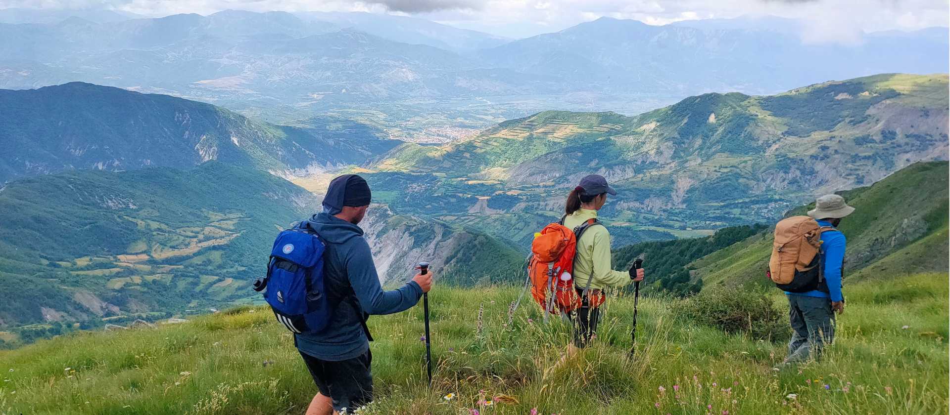 Hikers on the High Scardus Trail