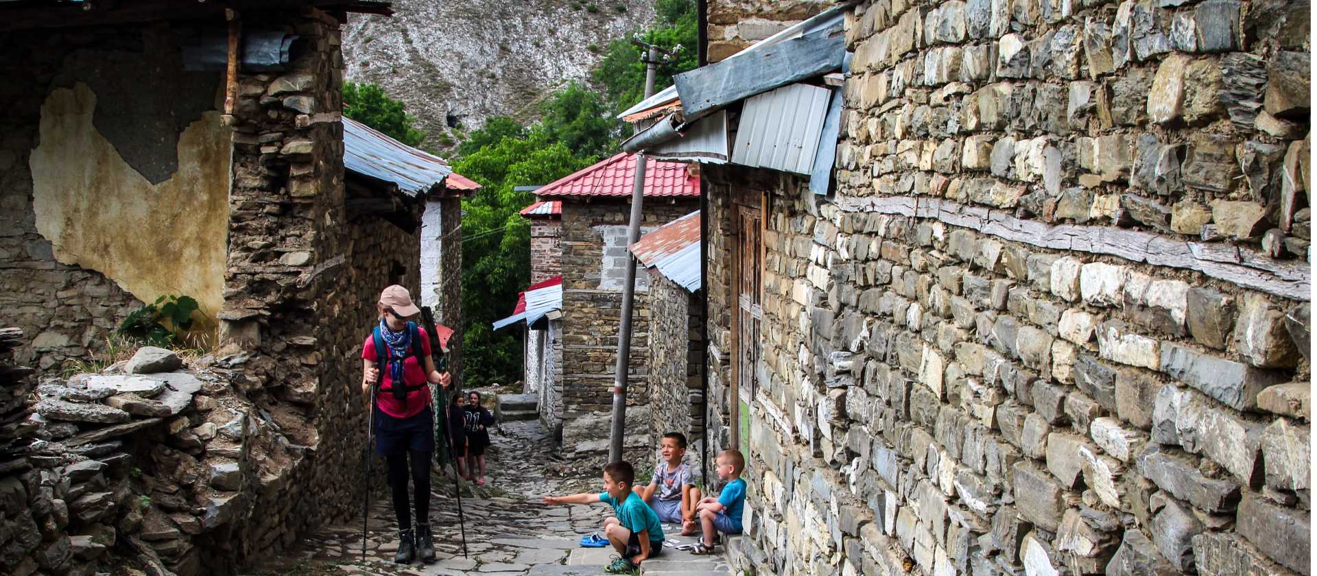 Hiking through authentic villages on the High Scardus trail in Albania