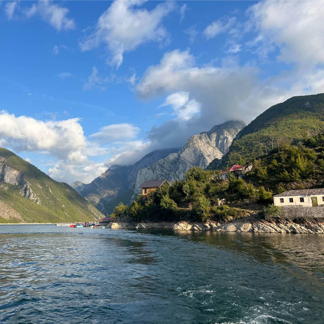 View from the ferry on Lake Koman | Kate Baker