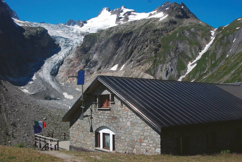 Pre de Bar Glacier from Helena Refuge, Italy |  <i>Sue Badyari</i>