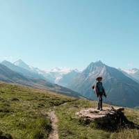 Gorgeous views from the alpine trail