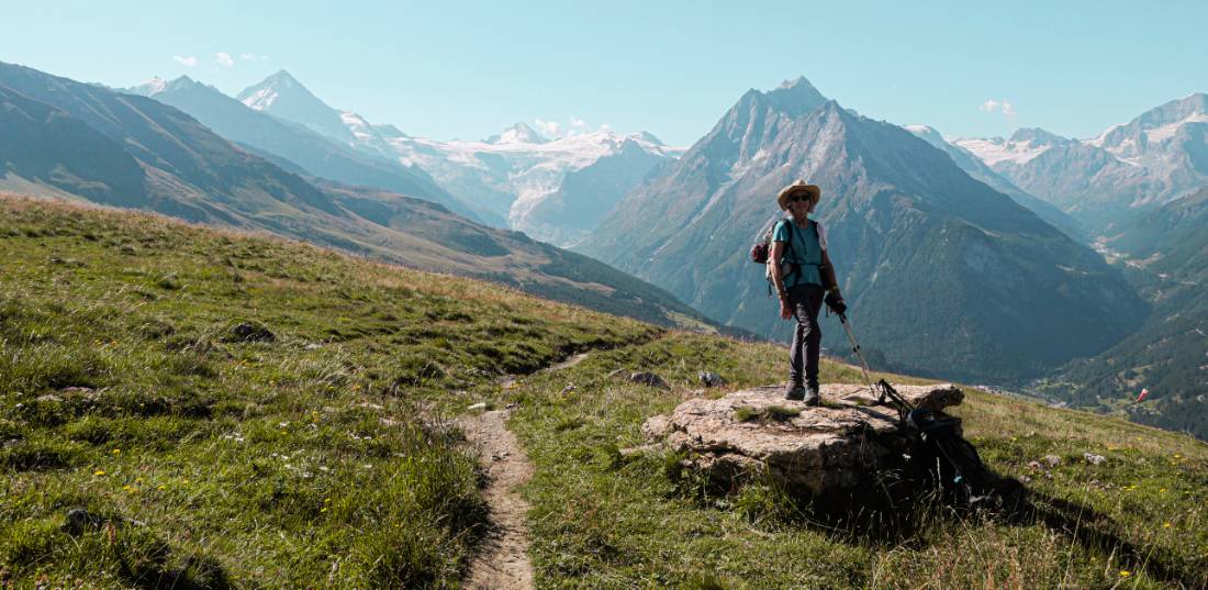Gorgeous views from the alpine trail
