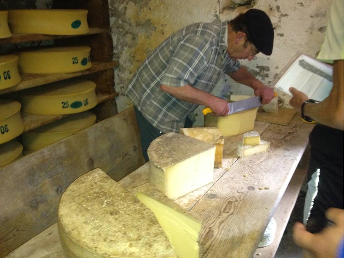 Walking through the Valley of the Glaciers its worth stopping for a visit to the local cheesemaker |  <i>Kate Baker</i>