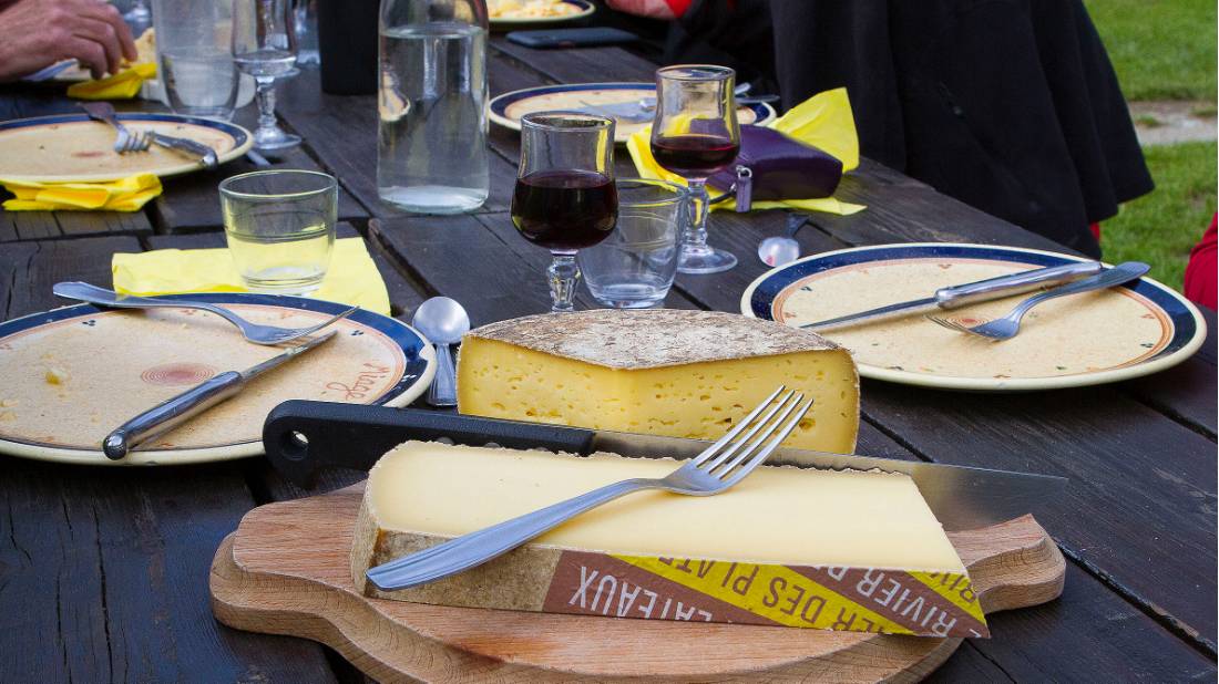 CHEESE at a Mont Blanc tour lunch stop |  <i>Michael Olwyler</i>