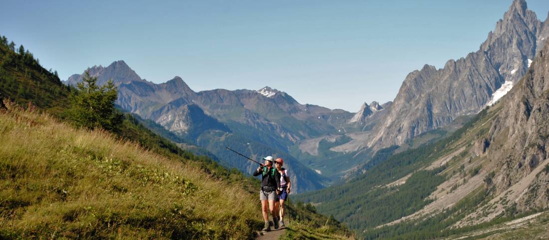 Trekking along the incredible Val Ferret on the Tour du Mont Blanc |  <i>Ryan Graham</i>