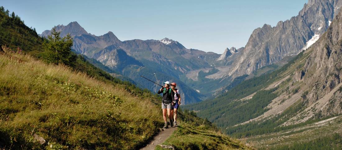 Trekking along the incredible Val Ferret on the Tour du Mont Blanc |  <i>Ryan Graham</i>