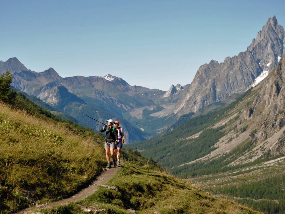 Trekking along the incredible Val Ferret on the Tour du Mont Blanc |  <i>Ryan Graham</i>