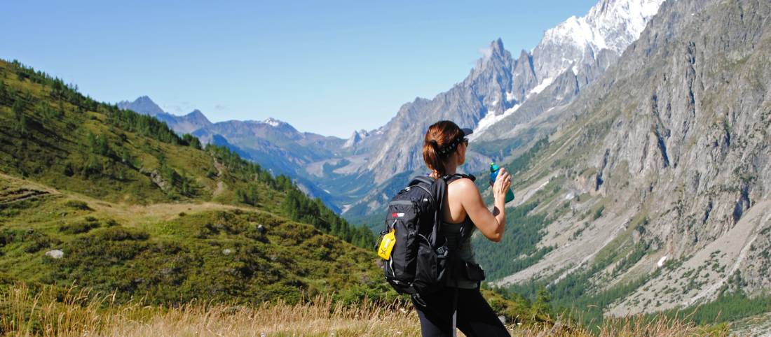 Enjoying views of the Val Ferret |  <i>Ryan Graham</i>