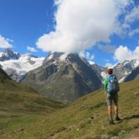 Views of Freney Pillar on the Tour du Mont Blanc | Sarah Hunt