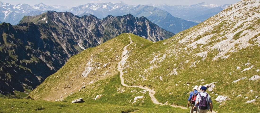 Hiking in the Alps