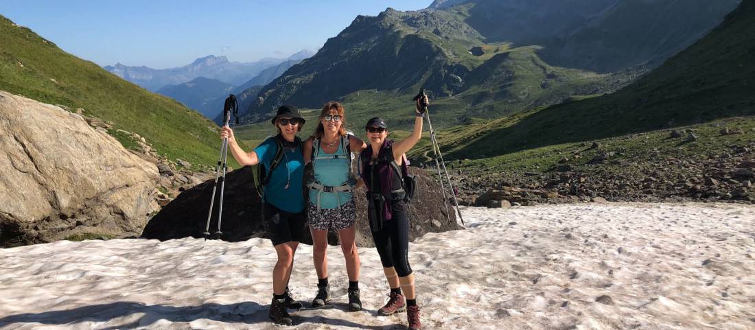 Walking along a Glacier on the Tour Du Mont Blanc |  <i>Ryan Graham</i>