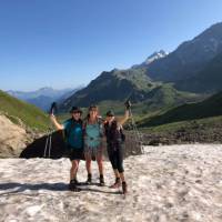 Walking along a Glacier on the Tour Du Mont Blanc | Ryan Graham