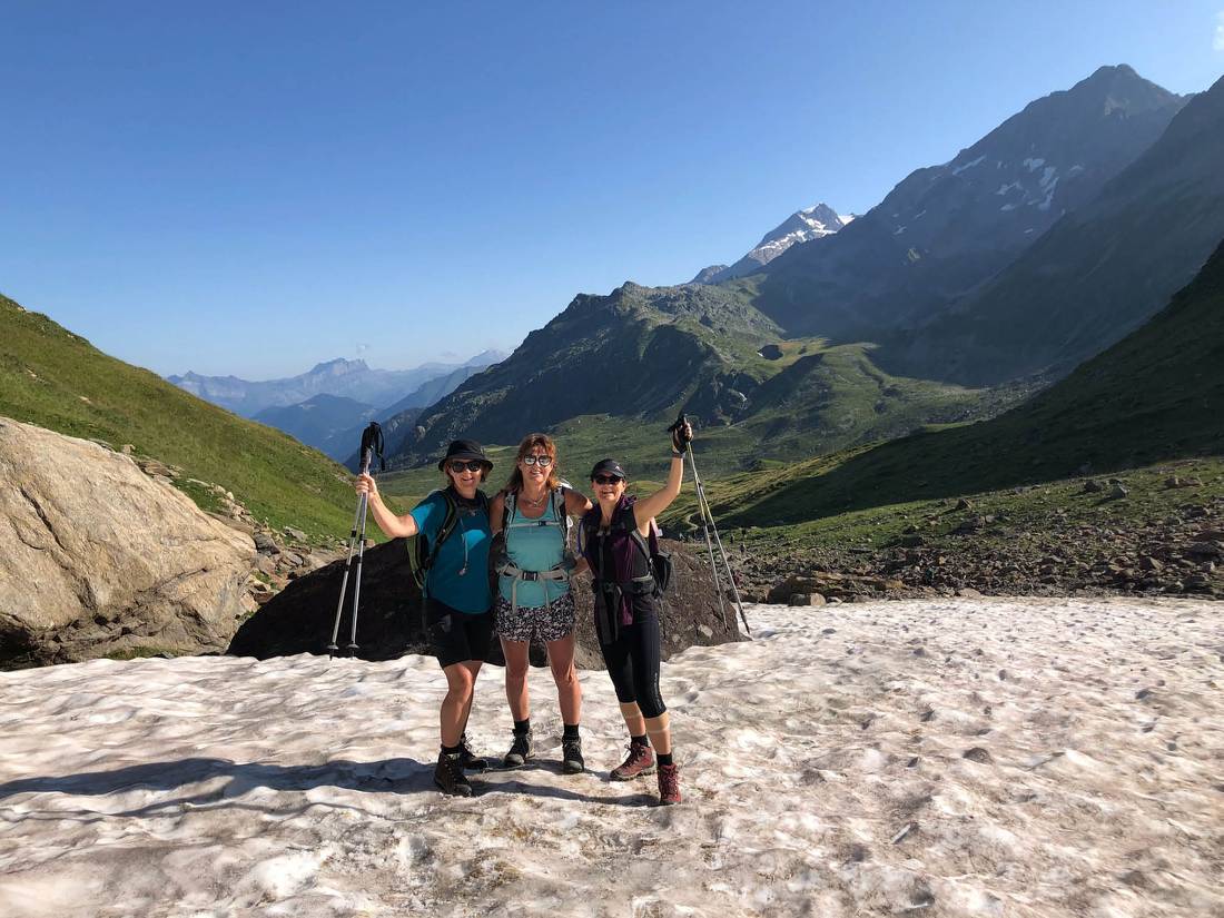 Walking along a Glacier on the Tour Du Mont Blanc |  <i>Ryan Graham</i>