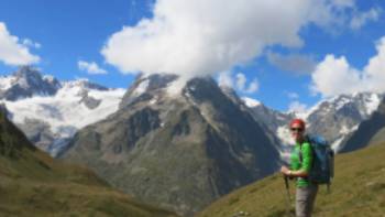 IMG_8197,Sarah Hunt Views of Freney Pillar, Tour de Mont Blanc